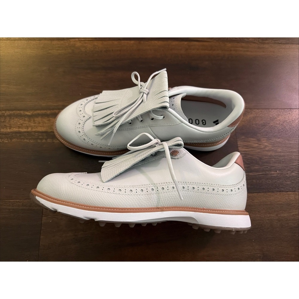 New Adidas Womens MC Zoysia Spikeless Golf Shoes Size 8.5 Gray Tan